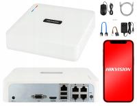 Hikvision PoE IP-рекордер до 4 камер до 6Mpx