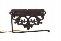 Żeliwny Wieszak Na Papier Toaletowy - Uchwyt Żeliwo - Prezent - Brązowy