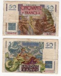 FRANCJA 1947 50 FRANCS
