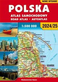 Polska. Atlas samochodowy. 1:500 000 Wyd. 2024/2025 Praca zbiorowa