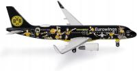 Herpa model samolotu Eurowings Airbus A320