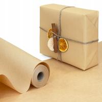 Крафт-бумага для упаковки посылок и подарков ЭКО