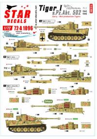 Star Decals 72-A1096 1/72 Tiger I. sPzAbt 502 #2