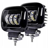 2 x ГАЛОГЕН ЛАМПА LED ПРОЖЕКТОР 30W 6D CREE 10-30V