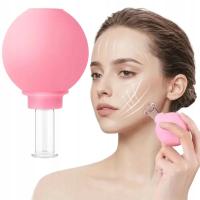 BAŃKA CHIŃSKA PRÓŻNIOWA DO MASAŻU TWARZY silikonowa bańki chińskie NR.1