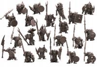 Orc Spearmen - x10 Fantasy Battle Old World - Avatars of War - 3D Monkey