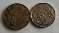 zestaw monet Namibia 2 szt.