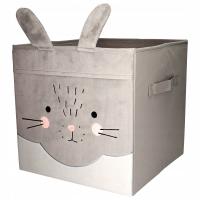 Корзина текстильный контейнер складной кролик игрушка коробка для Kallax книжный шкаф