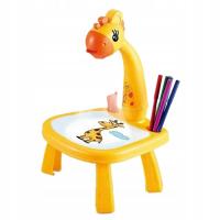 STOLIK TABLICA Z PROJEKTOREM ŻYRAFA SUPER ZABAWKA DLA DZIECI !!!