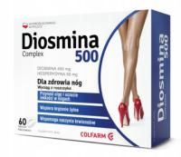 Diosmina 500 Complex Żylaki Zmęczone Nogi 60 tabl