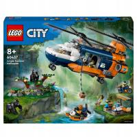 Lego City вертолет исследователей джунглей на базе 60437