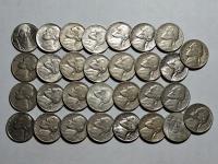 USA 30 monet 5 centów ciekawy mix roczników -Nr2611