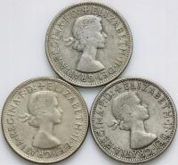 Australia, Elżbieta II, zestaw 3 x floren 1954, Królewska Wizyta