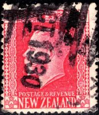 New Zealand KGV 6 d.