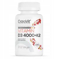 OstroVit Vitamin D3 4000 + K2 100 tabs K2MK-7