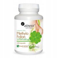 Aliness KWAS FOLIOWY Methylo FOLIAN 5-MTHF CIĄŻA Homocysteina 100 KAPSUŁEK