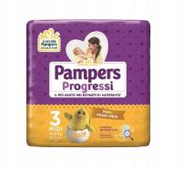 PIELUSZKI PAMPERS PROGRESSI ROZMIAR 3 27 SZT.