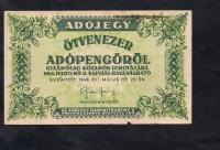 BANKNOT WĘGRY -- 50000 adopengo -- 1946 rok