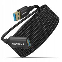 Kabel Przewód Przedłużka USB 3.0 5m 5Gb/s Oplot