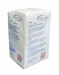 KOMPRESY WŁÓKNINOWE NIEJAŁOWE CHŁONNE GAZIKI 5cmx5cm 100SZT