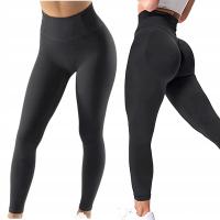 Legginsy z wysokim stanem Modelujące Sportowe PUSH UP Getry Rozmiar M