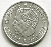 SZWECJA 2 KORONY 1954 / srebro