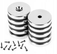 Неодимовый магнит под винт 20X3 мм мощный-10 шт