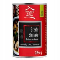 Grzyby Shiitake całe w zalewie aromatyczne 284 g House of Asia
