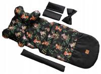 Wkładka do wózka spacerówki Fox XL 90 cm + poduszka + ochraniacze + gratis