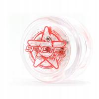 Yoyo Świecące YoYoFactory Spinstar LED Clear Body Czerwone