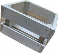 15x15/10 Skrzynka, SKRZYNECZKI Z DREWNA SKRZYNKI OZDOBNE BIAŁA