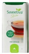 Стевия подсластитель Stevia Sweetiva 500 таблеток