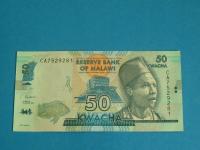 Malawi Banknot 50 Kwacha 2020 UNC P-64g