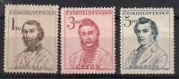 Czechosłowacja 1948 Mi 546-548 Czyste **