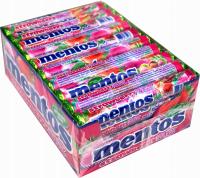 Cukierki Dropsy Mentos Strawberry truskawka 38g x 40
