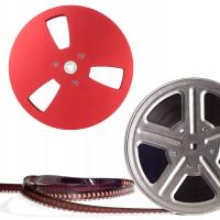 1/4 7-ДЮЙМОВАЯ ПУСТАЯ КАТУШКА С ЛЕНТОЙ NAB, ОТКРЫТАЯ КАТУШКА С 3 ОТВЕРСТИЯМИ, АЛЮМИНИЕВАЯ КРАСНАЯ КАТУШКА