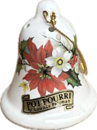 dzwonek ceramiczny ozdoba choinkowa
