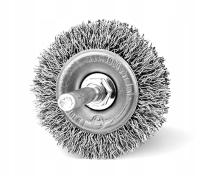 SZCZOTKA DRUCIANA Z TRZPIENIEM DO WIERTARKI WKRĘTARKI TARCZOWA 35mm