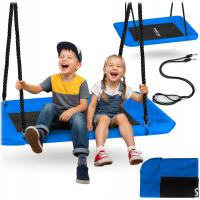 HUŚTAWKA OGRODOWA DUŻA MOCNA BOCIANIE GNIAZDO FOTEL WISZĄCY 110 cm XXL