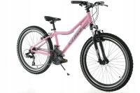 Rower 24 Kands Dragon aluminiowy, niska rama różowy2024