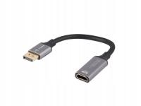 Adapter DisplayPort 1.4 - HDMI 2.1, DP -> HDMI Ultra HD 8K, 4K 144Hz