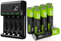 Зарядное устройство для аккумуляторов GREENCELL AA AAA 8X R3 AAA 950MAH