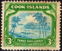 kol.bryt.Cook Islands 3 Sh.czysty *