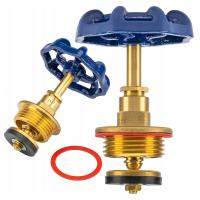 GŁOWICA ZAWORU ŻELIWNEGO ZAPOROWEGO GRZYBKOWEGO 1'' Z DŁAWIKIEM + USZCZELKA