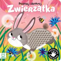 Poznaj i dotknij Zwierzątka Zwierzaki Książeczka sensoryczna Dotykowa Aksjo