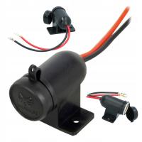 Carpoint 523484 CPT0523484 Gniazdko Wodoszczelne, 12 V, Czarny, 1 Sztuka