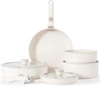 ZESTAW PATELNI I GARNKÓW 2x ODPINANA RĄCZKA GAZ INDUKCJA Garnek Patelnia