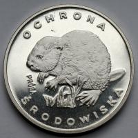 1745. Próba SREBRO, 100 złotych 1978 Bóbr