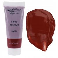 FARBA AKRYLOWA MALARSKA BRUNT SIENNA 200ml DUŻA ARTYSTYCZNA PROFESJONALNA