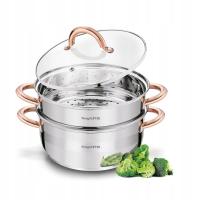 Кастрюля для пароварки крышка Konighoffer Faro Copper 2.9 l 3 el